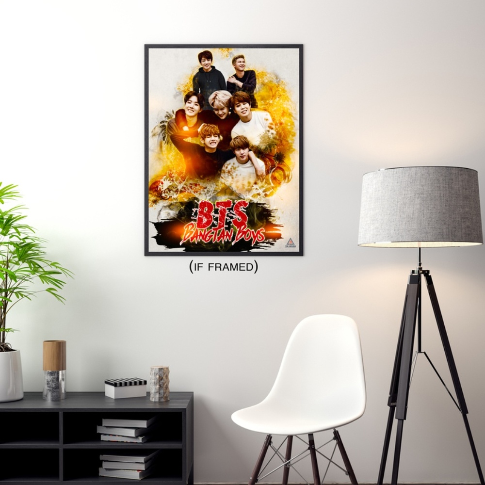 BTS Poster Bangtan Boys Wall Art Print (18x24)